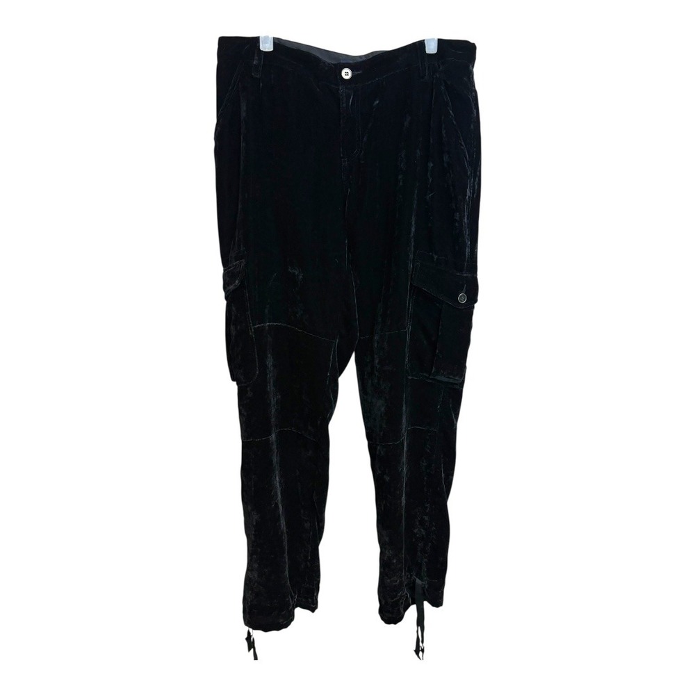 Boston Proper Lightweight Highrise Velvet Cargo Jogger Pants NEW w Tags‎ sz 12 - Picture 3 of 10